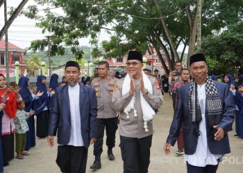 Kapolda Papua Barat Kunjungi Pesantren Hidayatullah, Sebarkan Semangat Belajar