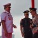 Kapolri Listyo Sigit Kawal Sertijab Panglima TNI Laksamana Yudo