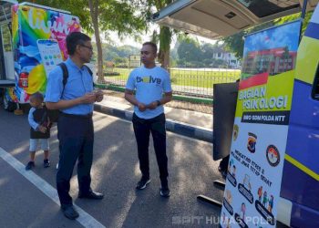 Polda NTT Berikan Layanan Psikologi Sosial Saat Car Free Day