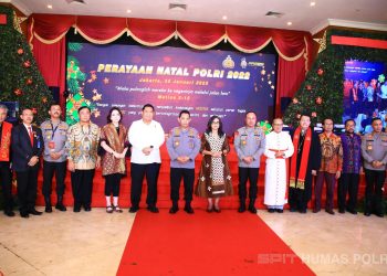 Kapolri dan Jajaran Gelar Perayaan Natal Bersama