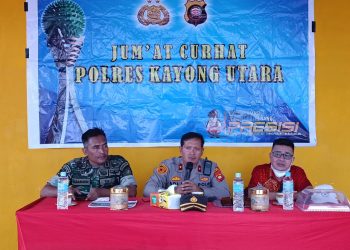 Jumat Curhat, Kapolres Kayong Utara Dengarkan Aspirasi dari Warga Sambil Ngopi Bersama