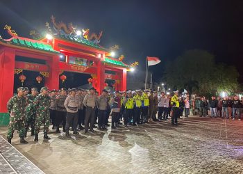 Polres Kayong Utara Gelar Apel Pengamanan Jelang Tahun Baru Imlek 2574 Kongzii dan Cap Go Meh Tahun 2023
