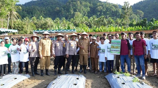 Program Zero Penganguran, Kapolda Maluku Resmikan Kebun Labu Madu