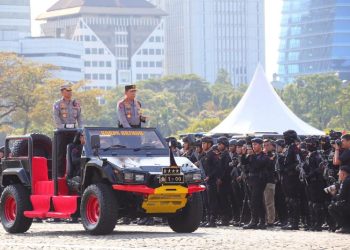 Kapolri Listyo Sigit Prabowo Pimpin Apel Operasi Ketupat 2023