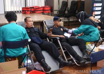 Polri Sumbang 227 Kantong Darah dalam Rangka HUT ke-77
