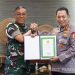 Kapolri Dikukuhkan Jadi Warga Kehormatan Coprs POMAD