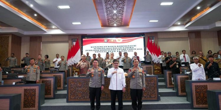 Tim Penilai Kompolnas Award 2023 Kunjungi Polda Bali