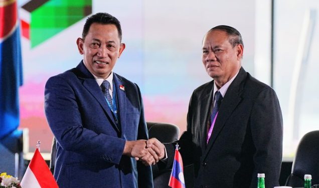 Kapolri Serahkan Kepemimpinan AMMTC ke Laos