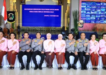 Peringatan Hari Kesatuan Gerak Bhayangkari HKGB ke-71 Tahun 2023