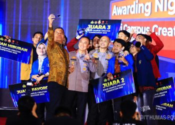 Divisi Humas Polri Gelar Awarding Night Polri Campus Creator Competition 2023
