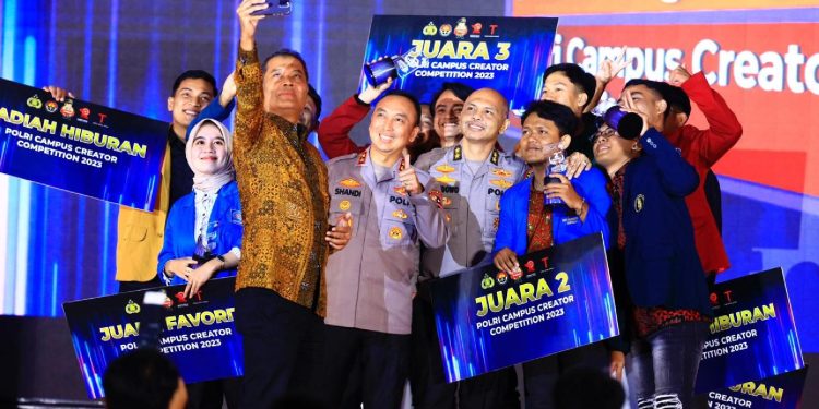 Divisi Humas Polri Gelar Awarding Night Polri Campus Creator Competition 2023
