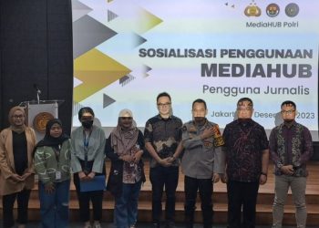 Foto Sosialisasi Mediahub dengan Jurnalis