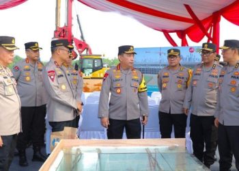 Kapolri dan Pejabat Mabes Polri Tinjau Kesiapan Pembangunan Polres di Ibu Kota Nusantara