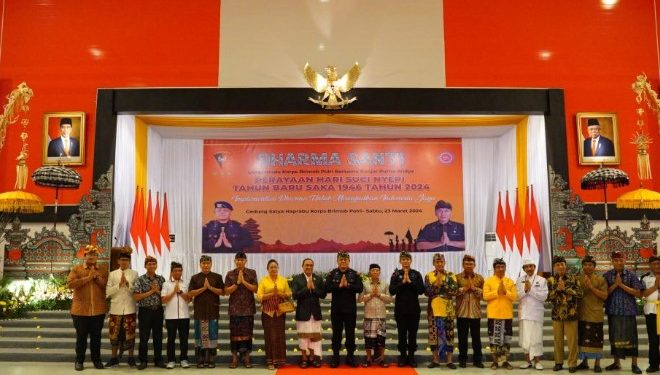Dharma Santi Nyepi Bersama Korps Brimob Polri Menuju Indonesia yang Jaya