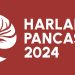 Logo Harlah Pancasila 1 juni 2024 merah