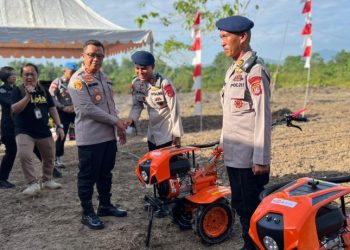 Polda Sultra Dukung Ketahanan Pangan dengan Bantuan Pertanian di Konawe Selatan