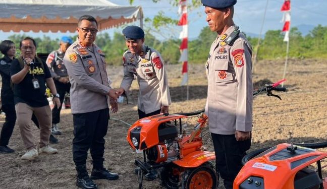 Polda Sultra Dukung Ketahanan Pangan dengan Bantuan Pertanian di Konawe Selatan