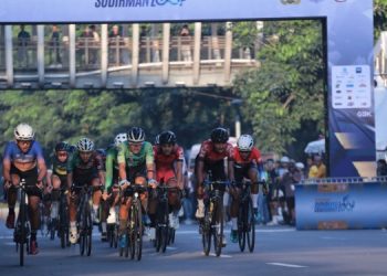 Perlombaan Sepeda Zebra Bhayangkara Presisi Sudirman Loop 2024 diselenggarakan oleh Polri