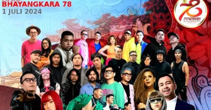 Pesta Rakyat Hari Bhayangkara ke-78 di Monas, Hadirkan Ari Lasso Hingga NDX AKA