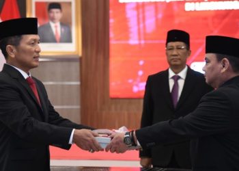 pelantikan Nico Afinta sebagai Sekjen Kemenkumham