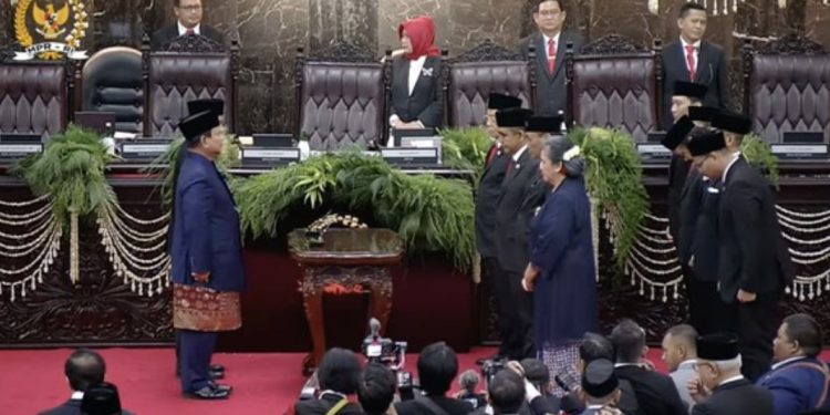 Pelantikan Prabowo dan Gibran