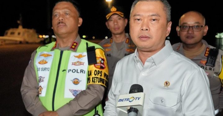 Menteri Perhubungan Dudy Purwagandhi mengapresiasi Korlantas Polri