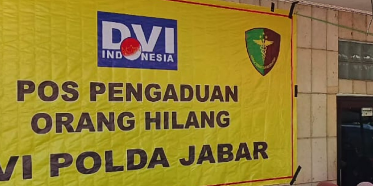 Posko Pengaduan Orang Hilang longsor Gunung Kuda