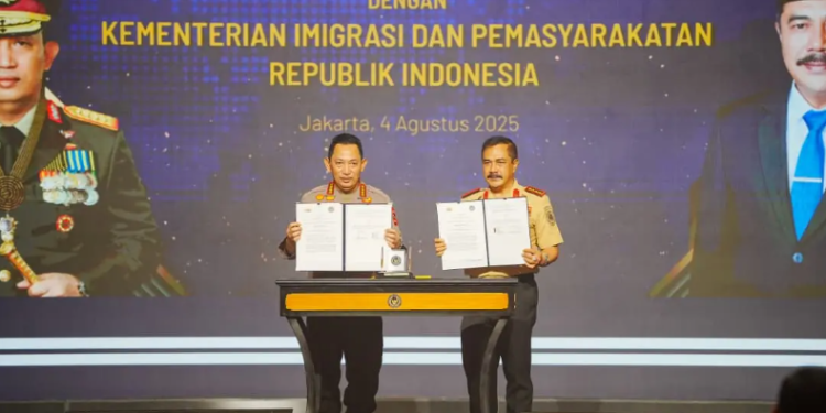nota kesepahaman Polri dan Kementerian Imigrasi dan Pemasyarakatan