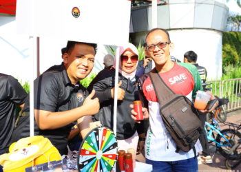 sosialisasi hari hak untuk tahu di CFD Jakarta