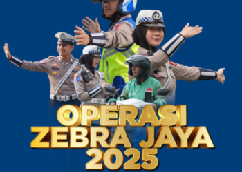 Operasi Zebra 2025 Jakarta penurunan pelanggaran lalu lintas