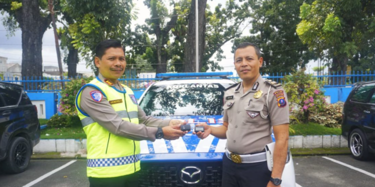 Korlantas Hadirkan Bantuan Operasional untuk Penanganan Banjir dan Longsor Sumut